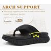 image:imageCOFACE Womens Orthopedic Flip Flops Comfortable Beach Summer Sandals Size 612Black