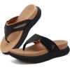 image:imageCOFACE Womens Orthopedic Flip Flops Comfortable Beach Summer Sandals Size 612BlackKhaki