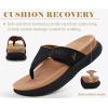 image:imageCOFACE Womens Orthopedic Flip Flops Comfortable Beach Summer Sandals Size 612BlackKhaki