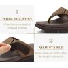 image:imageCOFACE Womens Orthopedic Flip Flops Comfortable Beach Summer Sandals Size 612Brown