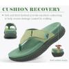 image:imageCOFACE Womens Orthopedic Flip Flops Comfortable Beach Summer Sandals Size 612Green