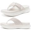 image:imageCOFACE Womens Orthopedic Flip Flops Comfortable Beach Summer Sandals Size 612White