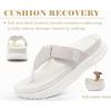 image:imageCOFACE Womens Orthopedic Flip Flops Comfortable Beach Summer Sandals Size 612White