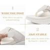 image:imageCOFACE Womens Orthopedic Flip Flops Comfortable Beach Summer Sandals Size 612White