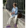 image:imageCOFACE Womens Orthopedic Walking Sandals Comfortable Plantar Fasciitis Arch Support Sport Recovery Outdoor Hiking Sandles Thick Athletic Cushion Adjustable Strap Lightweight Platform SlidesPurple