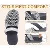 image:imageCOFACE Womens Orthotic Sandals Ladies Fashion Breathable Mesh Mules Round Toe Backless Loafers Slides Adjustable Wedge Heel Cushion Dressy Shoes With Comfortable Arch SupportSilver Grey