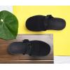 image:imageCOFACE Womens Orthotic Sandals Ladies Fashion Breathable Mesh Mules Round Toe Backless Loafers Slides Adjustable Wedge Heel Cushion Dressy Shoes With Comfortable Arch SupportBlack