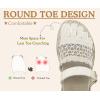 image:imageCOFACE Womens Orthotic Sandals Ladies Fashion Breathable Mesh Mules Round Toe Backless Loafers Slides Adjustable Wedge Heel Cushion Dressy Shoes With Comfortable Arch SupportBeige