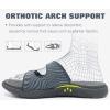 image:imageCOFACE Womens Sandals Comfortable Orthopedic Orthotic Recovery Ladies Plantar Fasciitis Walking Cushioned Cloud Slip On Slides for WomanGrey