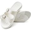 image:imageCOFACE Womens Sandals Comfortable Orthopedic Orthotic Recovery Ladies Plantar Fasciitis Walking Cushioned Cloud Slip On Slides for WomanWhite