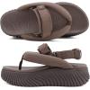 image:imageCOFACE Womens Trendy Orthopedic Walking Sandals Comfortable Plantar Fasciitis Arch Support Sport Recovery Outdoor Hiking Sandles Thick Athletic Cushion Adjustable Strap Platform Flip FlopsBrown