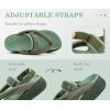 image:imageCOFACE Womens Trendy Orthopedic Walking Sandals Comfortable Plantar Fasciitis Arch Support Sport Recovery Outdoor Hiking Sandles Thick Athletic Cushion Adjustable Strap Platform Flip FlopsGreen