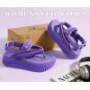 image:imageCOFACE Womens Trendy Orthopedic Walking Sandals Comfortable Plantar Fasciitis Arch Support Sport Recovery Outdoor Hiking Sandles Thick Athletic Cushion Adjustable Strap Platform Flip FlopsPurple