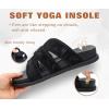 image:imageCOFACE Womens Walking Sandals with Arch Support 2026 Summer Slides for Women Comfortable Outdoor Sandal Cloud Thick CushionBlack