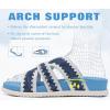 image:imageCOFACE Womens Walking Sandals with Arch Support 2026 Summer Slides for Women Comfortable Outdoor Sandal Cloud Thick CushionBlue