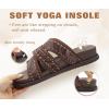 image:imageCOFACE Womens Walking Sandals with Arch Support 2026 Summer Slides for Women Comfortable Outdoor Sandal Cloud Thick CushionBrown
