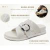 image:imageCOFACE Womens Walking Sandals with Arch Support 2026 Summer Slides for Women Comfortable Outdoor Sandal Cloud Thick CushionWhite