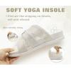 image:imageCOFACE Womens Walking Sandals with Arch Support 2026 Summer Slides for Women Comfortable Outdoor Sandal Cloud Thick CushionWhite