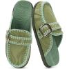 image:imageCOFACE Clogs for Women Casual Mules Womens Sandals Comfortable Slip On Size 612Green