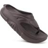 image:imageCOFACE Men Orthopedic Footbed Flip Flops Fabric Toe Post Beach Sandals Size 715Brown