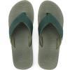 image:imageCOFACE Flip Flops for Men with Arch Support Mens Sport Beach ThongSandals Outdoor 2025 Summer Leather Sandal for ManGreen