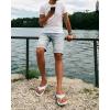 image:imageCOFACE Flip Flops for Men with Arch Support Mens Sport Beach ThongSandals Outdoor 2025 Summer Leather Sandal for ManWhite
