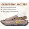 image:imageCOFACE Mens Orthotic Clogs Orthopedic Mules for Men Recovery Sandals Man Plantar Fasciitis Summer Casual Size 715BeigeBrown Camo