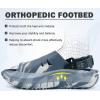 image:imageCOFACE Mens Orthotic Clogs Orthopedic Mules for Men Recovery Sandals Man Plantar Fasciitis Summer Casual Size 715GreyWhite Camo