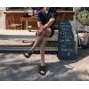 image:imageCOFACE Mens Recovery Sandals Man Orthopedic Plantar Fasciitis Walking Outdoor Slides for Men Comfort Adjustable Thick Cushioned Orthotic Size 715Black
