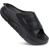 image:imageCOFACE Mens Recovery Sandals Man Orthopedic Plantar Fasciitis Walking Outdoor Slides for Men Comfort Adjustable Thick Cushioned Orthotic Size 715Black