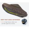 image:imageCOFACE Mens Recovery Sandals Man Orthopedic Plantar Fasciitis Walking Outdoor Slides for Men Comfort Adjustable Thick Cushioned Orthotic Size 715Brown