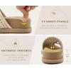image:imageCOFACE Womens Dressy Orthotic Sandals with Comfortable Plantar Fasciitis Arch Support Ladies Breathable Woven Mesh Mules Lightweight Fashion Slides Thick Cushion Slip on ShoesBeige