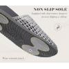 image:imageCOFACE Womens Dressy Orthotic Sandals with Comfortable Plantar Fasciitis Arch Support Ladies Breathable Woven Mesh Mules Lightweight Fashion Slides Thick Cushion Slip on ShoesSilver Grey