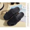 image:imageCOFACE Womens Dressy Orthotic Sandals with Comfortable Plantar Fasciitis Arch Support Ladies Breathable Woven Mesh Mules Lightweight Fashion Slides Thick Cushion Slip on ShoesBlack