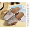 image:imageCOFACE Womens Dressy Orthotic Sandals with Comfortable Plantar Fasciitis Arch Support Ladies Breathable Woven Mesh Mules Lightweight Fashion Slides Thick Cushion Slip on ShoesWhite Khaki