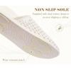image:imageCOFACE Womens Dressy Orthotic Sandals with Comfortable Plantar Fasciitis Arch Support Ladies Breathable Woven Mesh Mules Lightweight Fashion Slides Thick Cushion Slip on ShoesBeige White