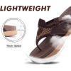image:imageCOFACE Womens Fashion Orthotic Flip Flops Recovery Walking Lightweight Athletic Thick Yoga Mat Cushion Thong Sandals With Comfortable Plantar Fasciitis Arch SupportBrown