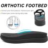 image:imageCOFACE Womens Fashion Orthotic Flip Flops Recovery Walking Lightweight Athletic Thick Yoga Mat Cushion Thong Sandals With Comfortable Plantar Fasciitis Arch SupportBlack