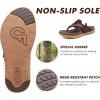 image:imageCOFACE Womens Fashion Orthotic Flip Flops Recovery Walking Lightweight Athletic Thick Yoga Mat Cushion Thong Sandals With Comfortable Plantar Fasciitis Arch SupportBrown