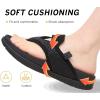 image:imageCOFACE Womens Fashion Orthotic Flip Flops Recovery Walking Lightweight Athletic Thick Yoga Mat Cushion Thong Sandals With Comfortable Plantar Fasciitis Arch SupportBlack