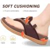 image:imageCOFACE Womens Fashion Orthotic Flip Flops Recovery Walking Lightweight Athletic Thick Yoga Mat Cushion Thong Sandals With Comfortable Plantar Fasciitis Arch SupportBrown
