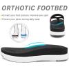 image:imageCOFACE Womens Fashion Orthotic Flip Flops Recovery Walking Lightweight Athletic Thick Yoga Mat Cushion Thong Sandals With Comfortable Plantar Fasciitis Arch SupportGrey