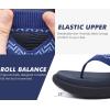 image:imageCOFACE Womens Fashion Orthotic Flip Flops Recovery Walking Lightweight Athletic Thick Yoga Mat Cushion Thong Sandals With Comfortable Plantar Fasciitis Arch SupportNavy