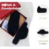 image:imageCOFACE Womens Fluff Slippers House Open Toe Faux Fur Ladies Fashion Platform Fuzzy Slide Shoes with Comfort Arch Support Indoor Outdoor SoleBlack