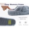 image:imageCOFACE Womens Fluff Slippers House Open Toe Faux Fur Ladies Fashion Platform Fuzzy Slide Shoes with Comfort Arch Support Indoor Outdoor SoleGrey