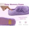image:imageCOFACE Womens Fluff Slippers House Open Toe Faux Fur Ladies Fashion Platform Fuzzy Slide Shoes with Comfort Arch Support Indoor Outdoor SoleLight Purple
