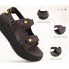 image:imageCOFACE Womens Orthopedic Walking Sandals with Comfortable Plantar Fasciitis Arch Support Outdoor Athletic Lightweight Platform Sandles Sport Recovery Adjustable Strap Thick Cushion SlidesBrown