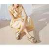 image:imageCOFACE Womens Orthopedic Walking Sandals with Comfortable Plantar Fasciitis Arch Support Outdoor Athletic Lightweight Platform Sandles Sport Recovery Adjustable Strap Thick Cushion SlidesBeige