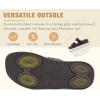 image:imageCOFACE Womens Orthotic Cushion Sandals Comfortable Arch Support Walking Slides Fashion Split Toe Summer Vacation Beach Flip Flops For Women Relief Plantar FasciitisBrown