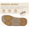 image:imageCOFACE Womens Orthotic Cushion Sandals Comfortable Arch Support Walking Slides Fashion Split Toe Summer Vacation Beach Flip Flops For Women Relief Plantar FasciitisBeige
